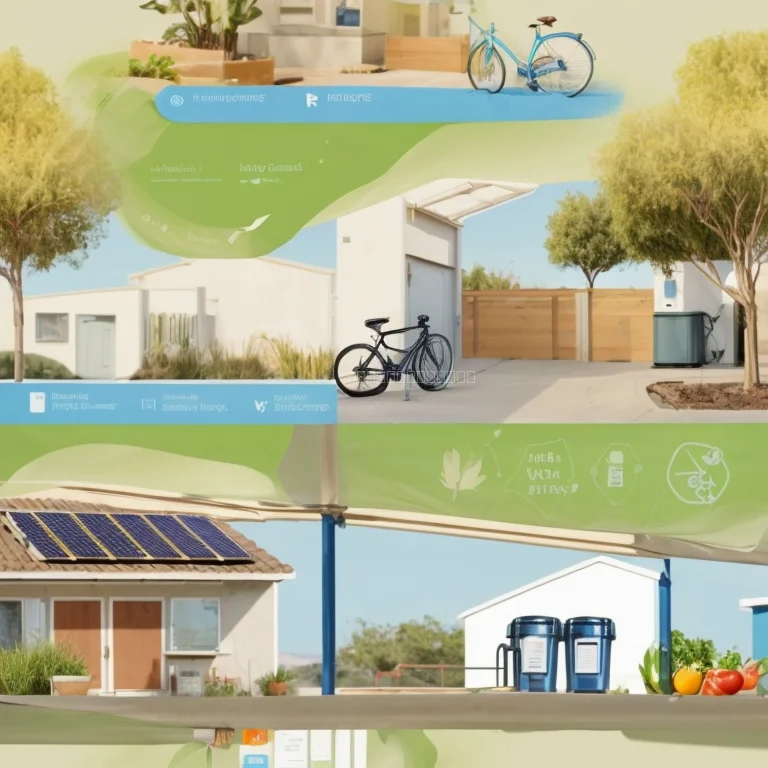eco friendly home in Canada illustration